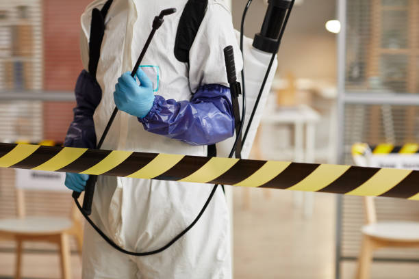 Professional Blood Cleanup technician working in Marble Falls, AR
